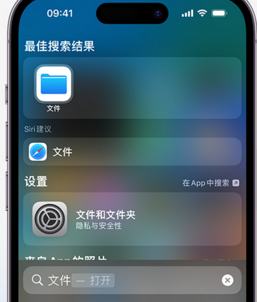 宜秀apple维修中心分享iPhone文件应用中存储和找到下载文件 