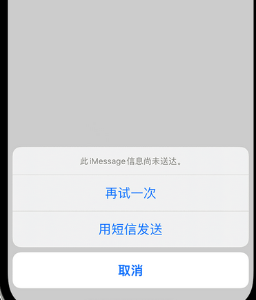 宜秀apple维修iPhone上无法正常发送iMessage信息