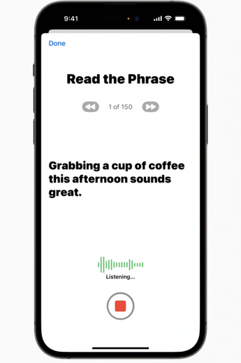 宜秀apple维修站分享iPhone在15分钟内可学会并模仿你的声音