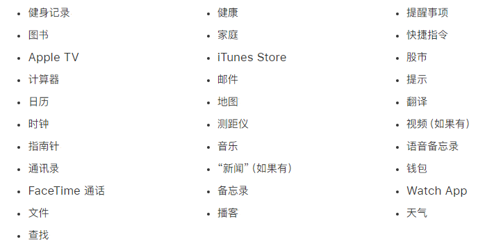 宜秀苹果手机维修分享iPhone 14系列机型可以卸载哪些自带的App? 