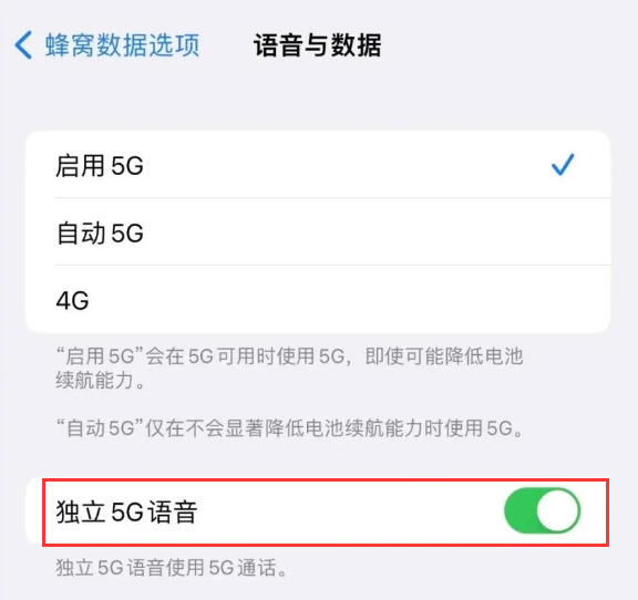 宜秀苹果14维修分享iPhone 14 Pro如何开启VoNR 