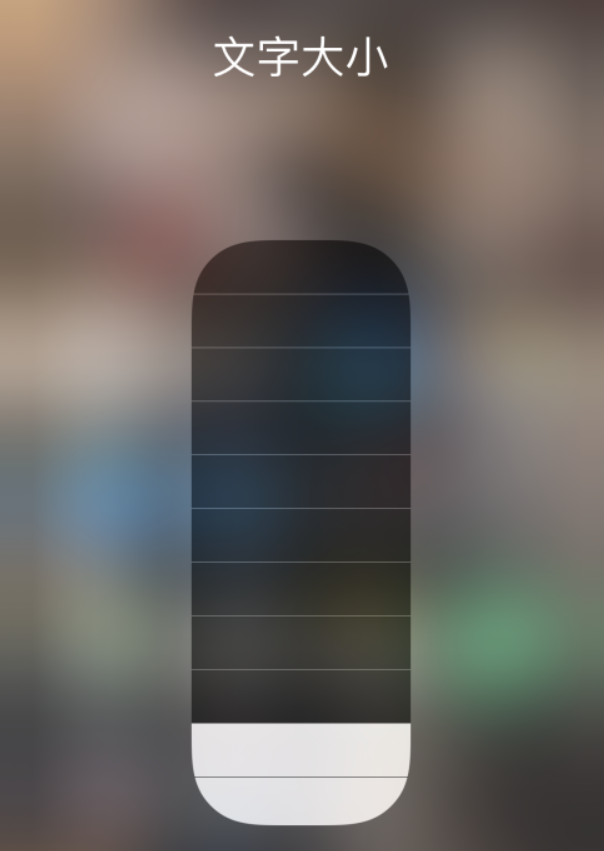 宜秀苹果手机维修分享小技巧：在 iPhone 控制中心快速调节字体大小 