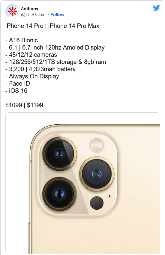 宜秀苹果14维修分享iPhone 14全系涨价 