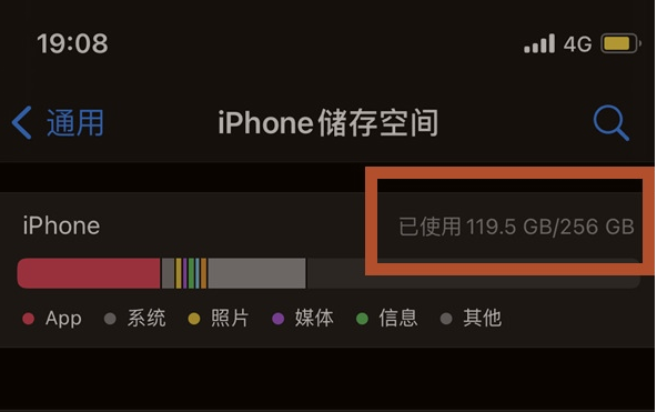 宜秀苹果13维修分享iPhone13如何查看剩余内存 