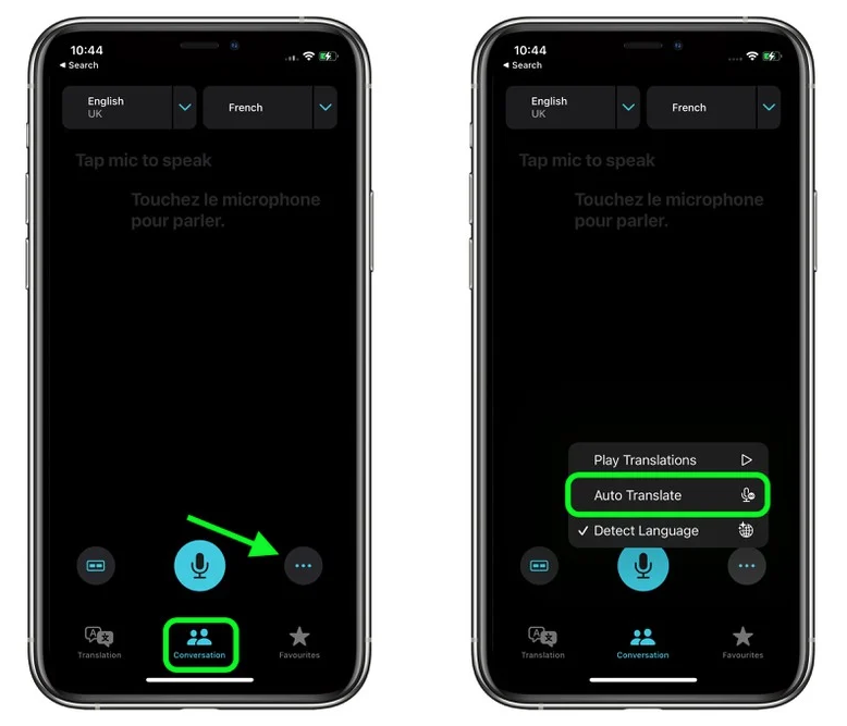 宜秀苹果手机维修分享iOS 15 “翻译” App 新改进 