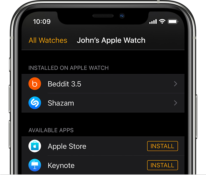 宜秀苹果手机维修分享如何在 Apple Watch 上下载应用 