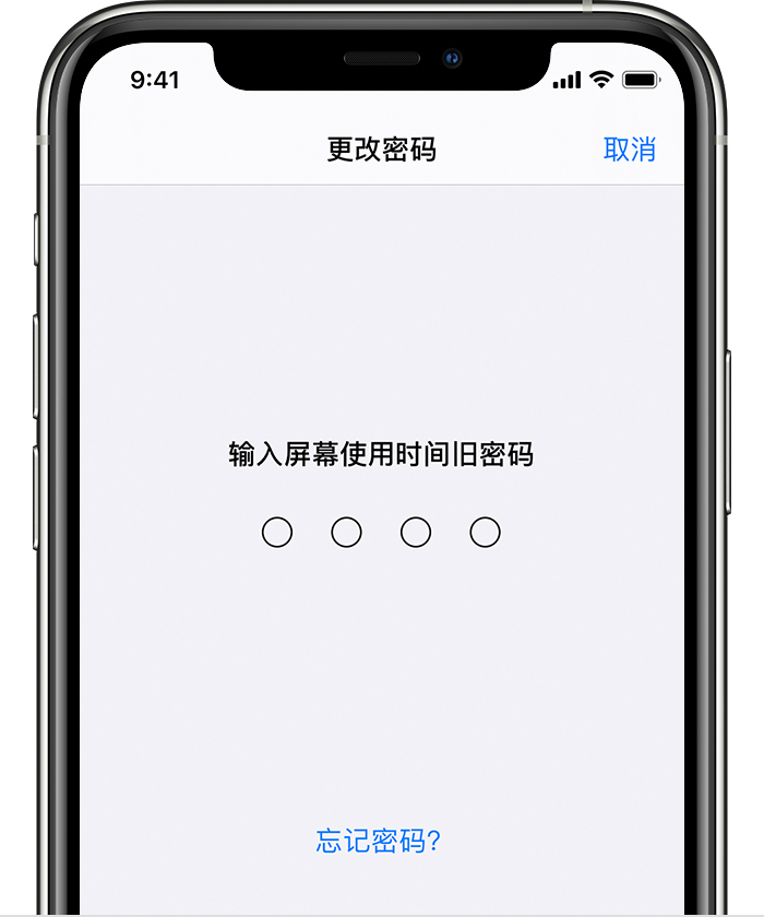 宜秀苹果手机维修分享iOS 14 忘记屏幕使用时间密码怎么办 
